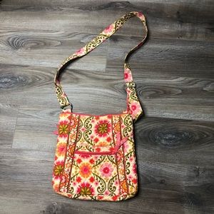 VERA BRADLEY floral cross body bag